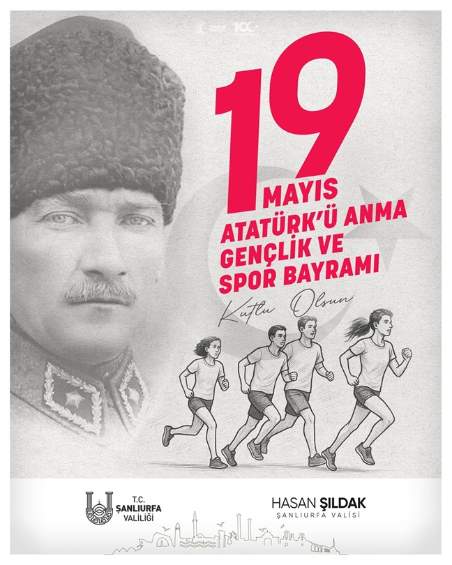 Vali Hasan Şıldak'ın 19 Mayıs Atatürk'ü Anma, Gençlik ve Spor Bayramı Mesajı